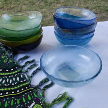 Load image into Gallery viewer, Fused Glass Bowls, Smooth 5" diameter