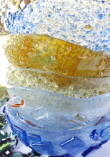 Load image into Gallery viewer, Fused Glass Artisan Textured Bowl, 5" diameter