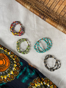 Bracelet Paper Bead Multi Strand