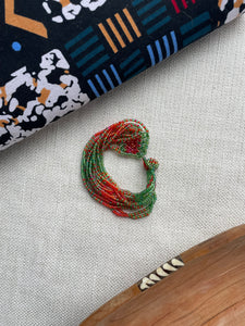 Bracelet - Beaded Wrap Bracelet (Multiple colors)
