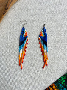 Earrings - Fringe Seed Bead (Multiple colors)