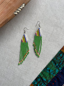 Earrings - Fringe Seed Bead (Multiple colors)