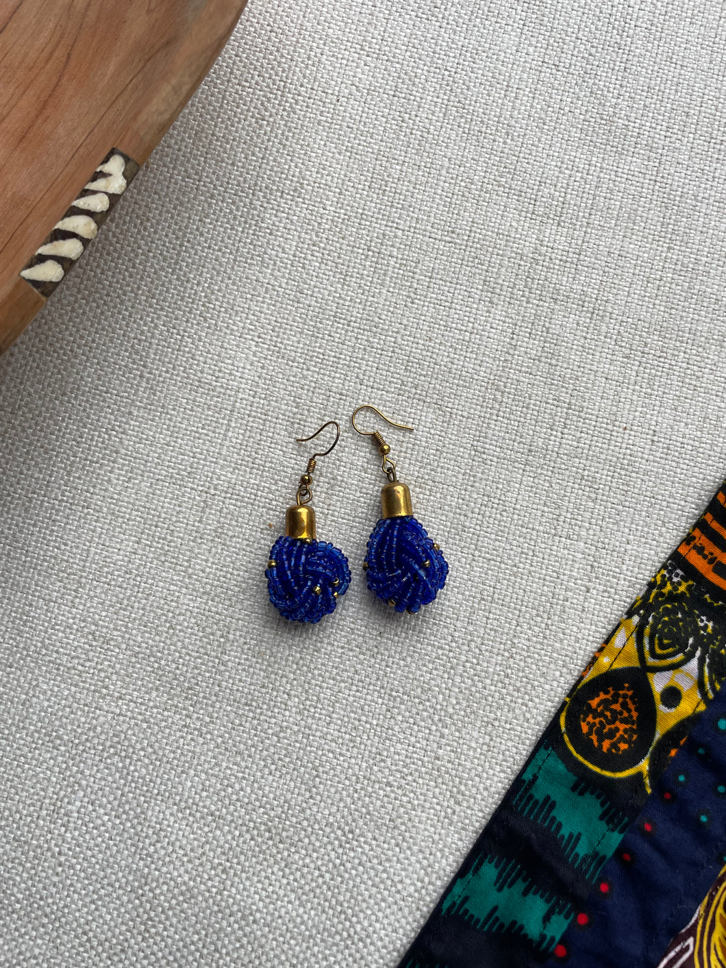 Earring - Small Knot Seed Bead (Multiple colors)