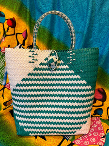 Handwoven Recycled Plastic Twine Bags