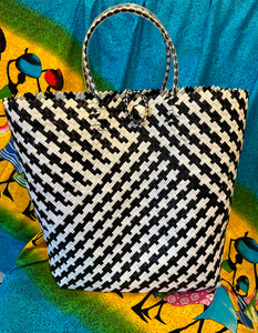 Handwoven Recycled Plastic Twine Bags