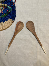 Load image into Gallery viewer, Wood Salad/ Serving Tongs
