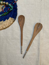 Load image into Gallery viewer, Wood Salad/ Serving Tongs
