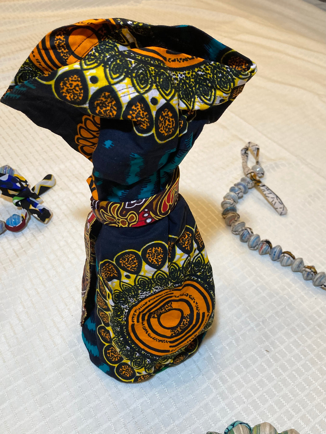Bag: Kitenge Wine Gift Bag