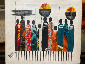 Painted artwork