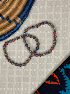 Bracelets - Single Strand Paper Bead Bracelet