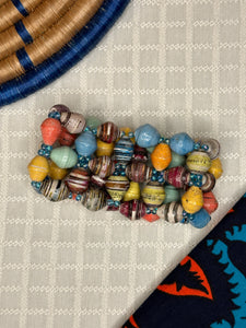 Bracelet: Large Paper Bead