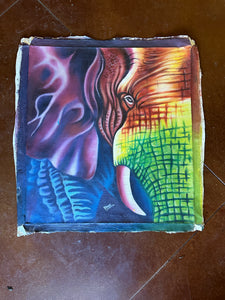 Painted artwork