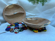 Load image into Gallery viewer, Wood Divided bowls

