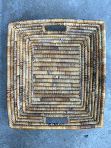 Basket: Large Banana Leaf Woven Tray