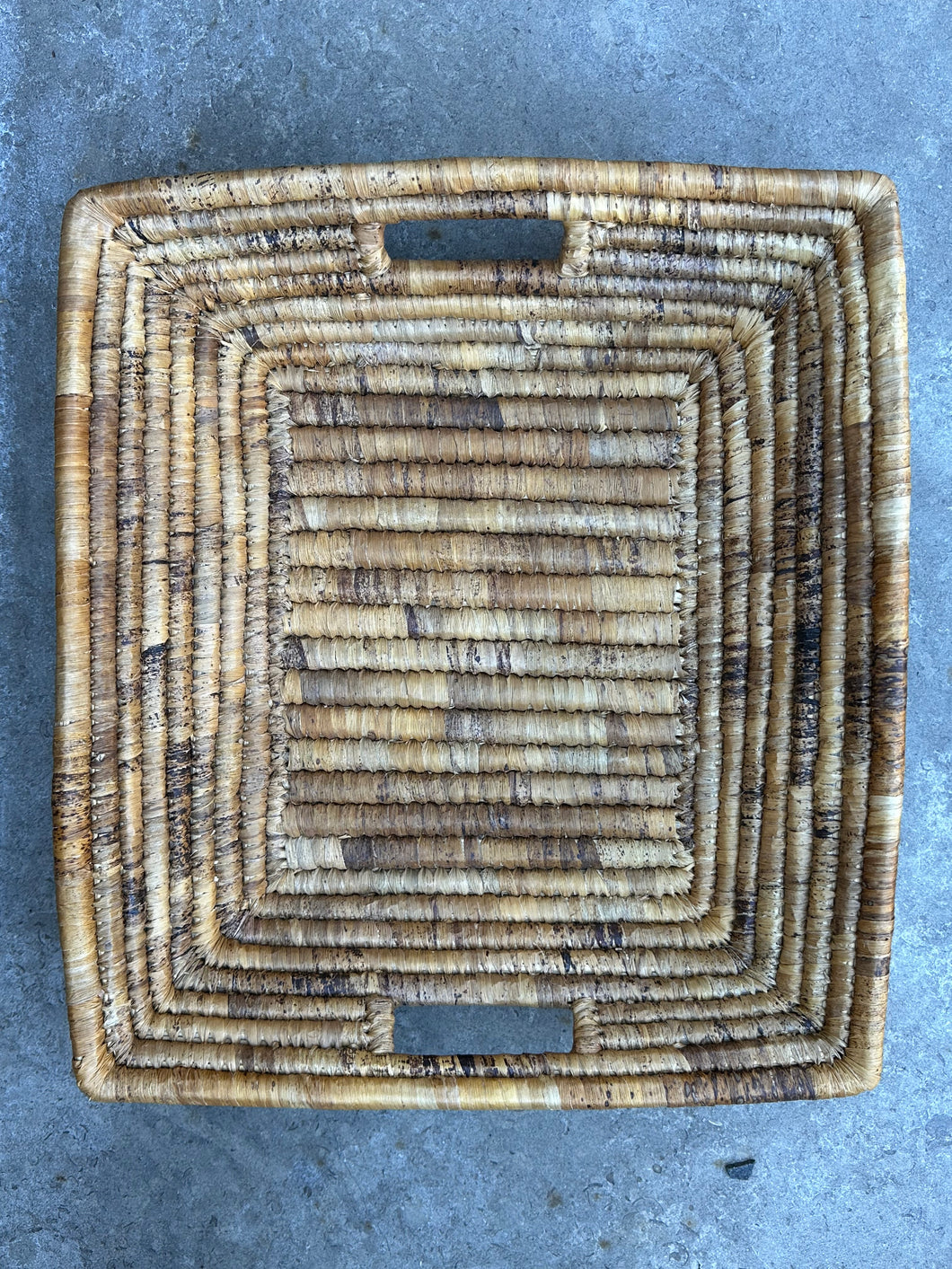 Basket: Large Banana Leaf Woven Tray