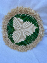 Load image into Gallery viewer, Basket - Flat woven trivet or wall hanging (Multiple colors)
