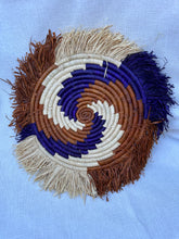 Load image into Gallery viewer, Basket - Flat woven trivet or wall hanging (Multiple colors)
