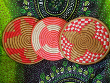 Load image into Gallery viewer, Basket - Flat woven trivet or wall hanging (Multiple colors)
