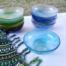 Load image into Gallery viewer, Fused Glass Bowls, Smooth 5&quot; diameter
