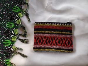 Bag: Woven Zip Pouch/Coin Purse - Small