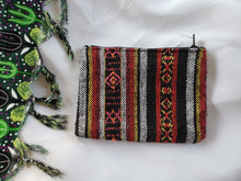 Load image into Gallery viewer, Bag: Woven Zip Pouch/Coin Purse - Small

