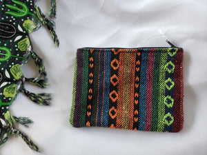 Bag: Woven Zip Pouch/Coin Purse - Small