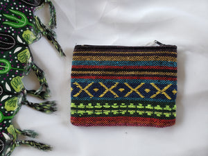 Bag: Woven Zip Pouch/Coin Purse - Small