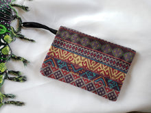 Load image into Gallery viewer, Bag:  Woven Zippered Pouch - Medium
