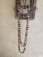 Load image into Gallery viewer, Kitenge fabric bead necklace
