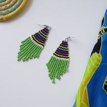Load image into Gallery viewer, Earrings - Fringe Seed Bead (Multiple colors)
