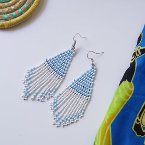Earrings - Fringe Seed Bead (Multiple colors)