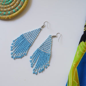 Earrings - Fringe Seed Bead (Multiple colors)