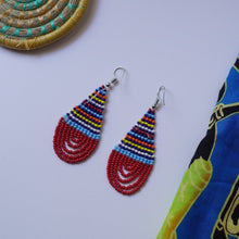 Load image into Gallery viewer, Earrings - Fringe Seed Bead (Multiple colors)
