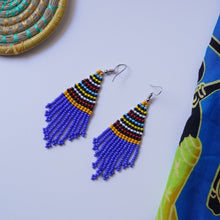 Load image into Gallery viewer, Earrings - Fringe Seed Bead (Multiple colors)
