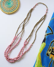 Load image into Gallery viewer, Light Pink multi strand 7
