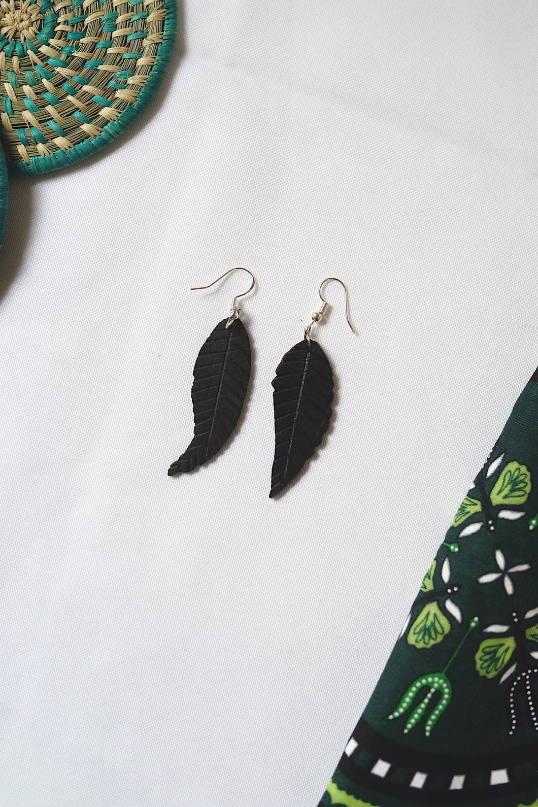 Earring - Wood Leaf