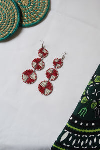 Earring - Small 3 Disc (Multiple colors)
