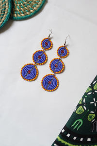 Earring - Small 3 Disc (Multiple colors)
