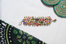 Load image into Gallery viewer, Bracelet - Stone and seed bead cuff bracelet (Multiple colors)
