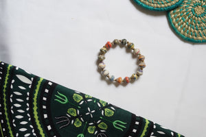 Bracelets - Single Strand Paper Bead Bracelet