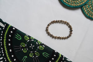 Bracelets - Single Strand Paper Bead Bracelet
