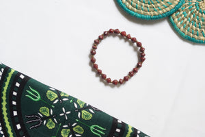 Bracelets - Single Strand Paper Bead Bracelet