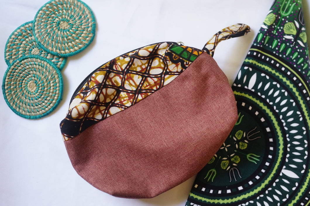 Bag: Makeup Bag with Wristlet Strap