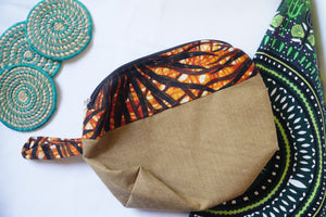 Bag: Makeup Bag with Wristlet Strap