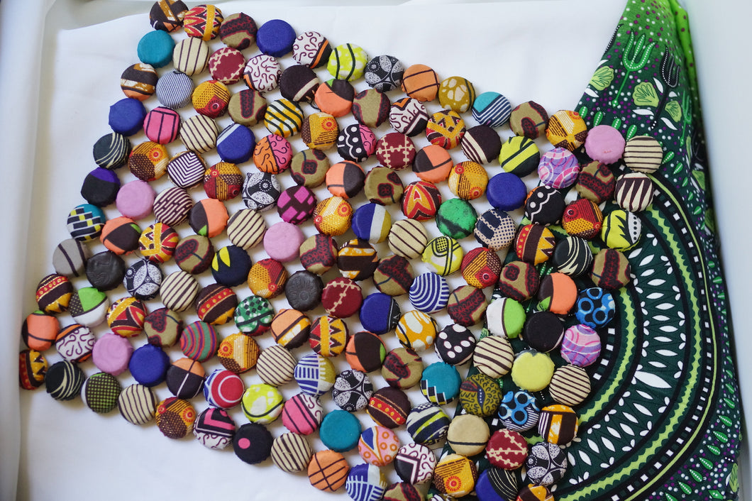 Kitenge Bottlecap Trivet or Coasters