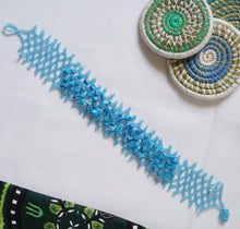 Load image into Gallery viewer, Necklace - Seed Bead and Stone Choker (2 colors)
