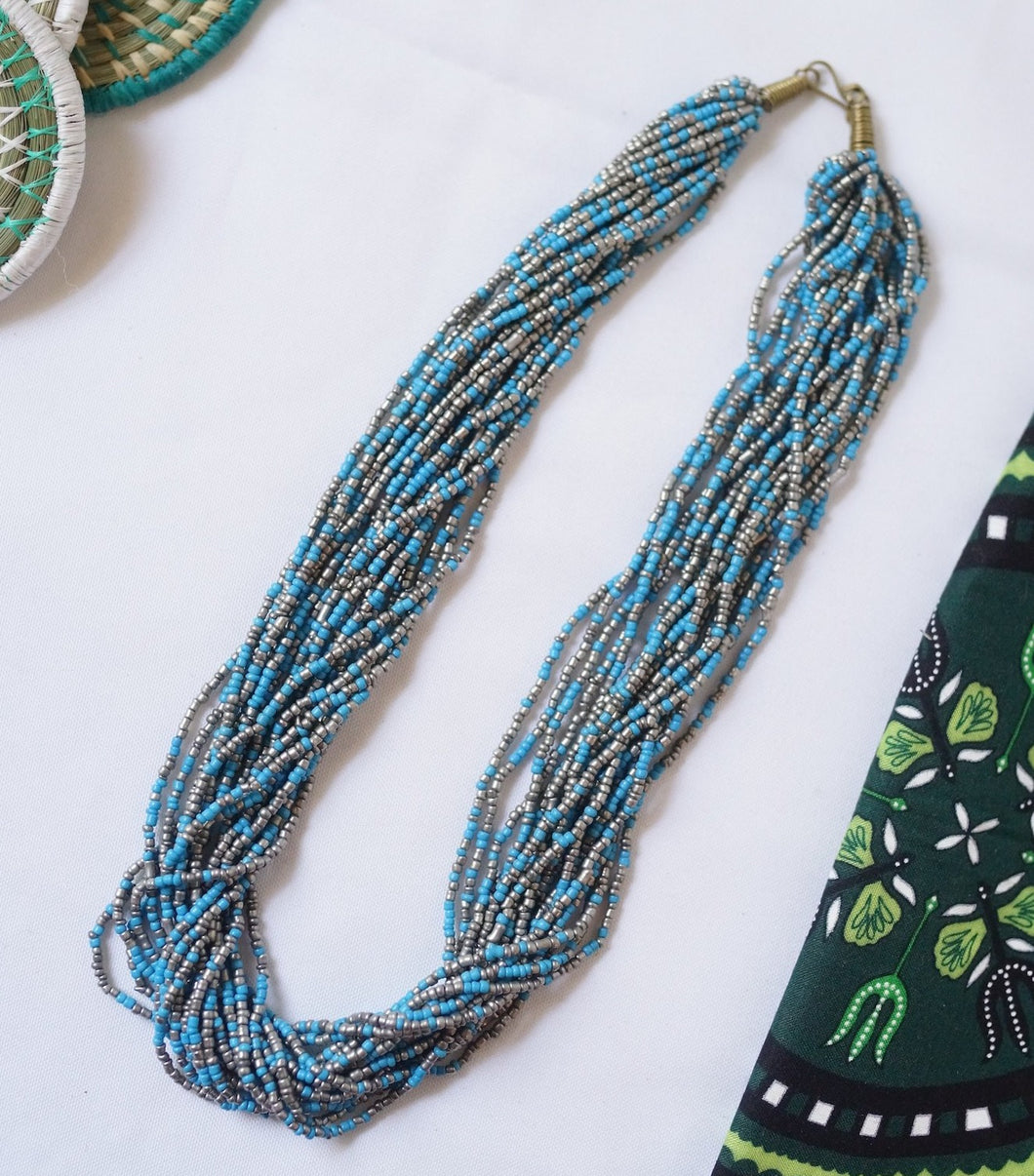 Necklace - Multi strand Seed Bead Necklaces (Multiple colors)