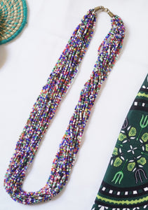 Necklace - Multi strand Seed Bead Necklaces (Multiple colors)