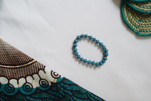 Bracelets - Single Strand Paper Bead Bracelet
