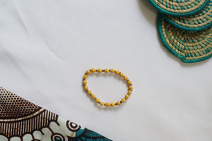 Bracelets - Single Strand Paper Bead Bracelet